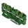 Wago 2204-1401/000-001 4-Leiter-Durchgangsklemme mit Drücker 4 mm² Grün