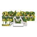 Wago 2001-1507 5-Leiter-Schutzleiterklemme 1,5 mm² für Anwendungen Ex e II geeignet Grün-Gelb