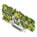 Wago 2001-1507 5-Leiter-Schutzleiterklemme 1,5 mm² für Anwendungen Ex e II geeignet Grün-Gelb