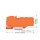 Wago 2016-8032 Verteilerklemme mit Betätigungsöffnung 1 x 16 mm² / 6 x 4 mm² Orange