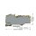 Wago 2216-8031/000-053 Verteilerklemme mit Drücker 1 x 16 mm² / 6 x 4 mm² Dunkelgrau Gelb