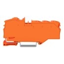 Wago 2216-8032 Verteilerklemme mit Drücker 1 x 16 mm² / 6 x 4 mm² Orange