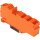 Wago 2216-8032 Verteilerklemme mit Drücker 1 x 16 mm² / 6 x 4 mm² Orange