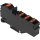 Wago 2216-8035 Verteilerklemme mit Drücker 1 x 16 mm² / 6 x 4 mm² Schwarz