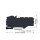 Wago 2216-8035 Verteilerklemme mit Drücker 1 x 16 mm² / 6 x 4 mm² Schwarz