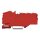 Wago 2216-8033 Verteilerklemme mit Drücker 1 x 16 mm² / 6 x 4 mm² Rot
