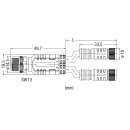 Wago 756-6513/040-003 Sensor-/Aktorleitung 2xM8-Buchse axial M12A-Stecker axial