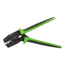 Wago 206-1214 Crimp-Zange 14 für Aderendhülsen mit und ohne Kunststoffkragen für 3 5 mm² 5 5 mm² 8 mm² und 14 mm² Grün/schwarz
