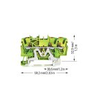 Wago 2202-1307 3-Leiter-Schutzleiterklemme mit...