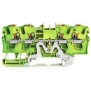 Wago 2204-1407 4-Leiter-Schutzleiterklemme mit...