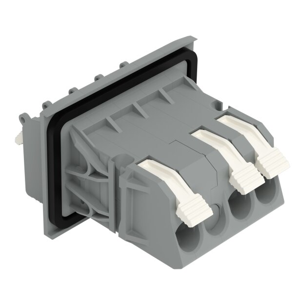 Wago 828-264/313-000 Durchführungsklemme Hebel Blechdicke 3 mm Grau