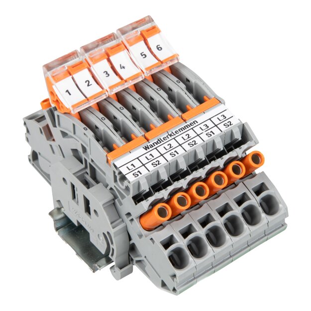 Wago 821-201 Stromwandlerklemmenblock für 3 Stromwandler