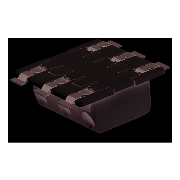Wago 2070-463/998-406 SMD-Through-Board-Leiterplattenklemme 0,75 mm² Rastermaß 6,5 mm Weiß