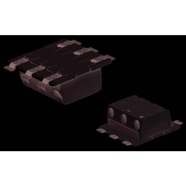 Wago 2070-543/998-406 SMD-Through-Board-Leiterplattenklemme 0,75 mm² Rastermaß 6,5 mm Weiß