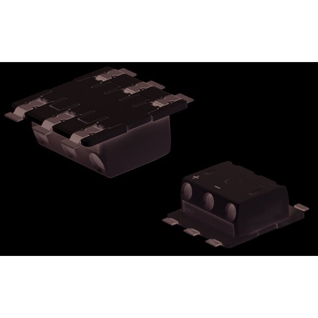 Wago 2070-523/998-406 SMD-Through-Board-Leiterplattenklemme 0,75 mm² Rastermaß 6,5 mm Weiß
