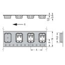 Wago 2059-302/998-603 SMD-Leiterplattenklemme 0,5 mm² Rastermaß 3 mm Weiß