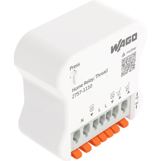 Wago 2757-1110 Home Relay 2DI/2DO 6 A Weiß