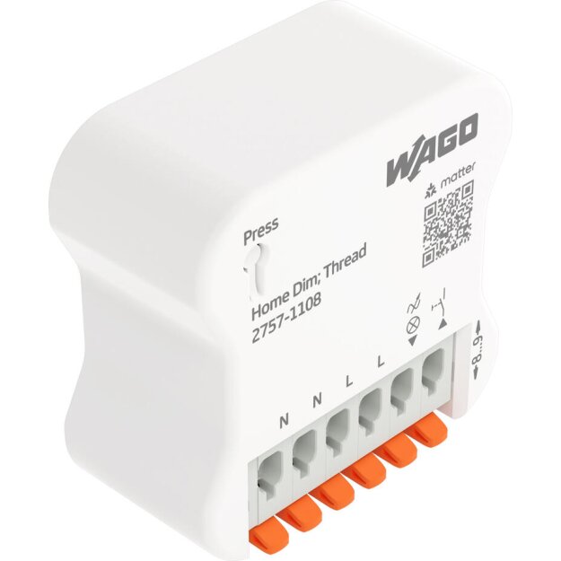 Wago 2757-1108 Home Dimmer 1DI/1AO Thread Weiß