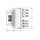 Wago 770-5001/117-000 konfektionierte Verbindungsleitung Eca Buchse Stecker