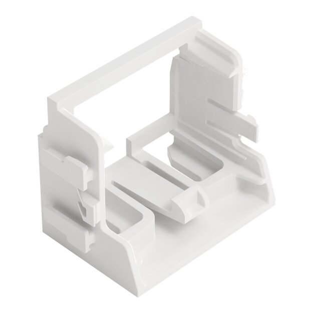 Wago 221-509/002-000 Befestigungsadapter für 10-Leiter-Klemmen Serie 221 - 4 mm² Weiß