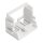 Wago 221-509/002-000 Befestigungsadapter für 10-Leiter-Klemmen Serie 221 - 4 mm² Weiß