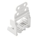 Wago 221-519 Befestigungsadapter mit Zugentlastung für 10-Leiter-Klemmen Serie 221 - 4 mm² Weiß