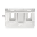 Wago 221-519 Befestigungsadapter mit Zugentlastung für 10-Leiter-Klemmen Serie 221 - 4 mm² Weiß