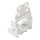 Wago 221-519 Befestigungsadapter mit Zugentlastung für 10-Leiter-Klemmen Serie 221 - 4 mm² Weiß
