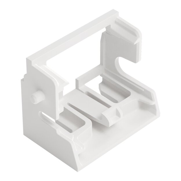 Wago 221-519/002-000 Befestigungsadapter für 10-Leiter-Klemmen Serie 221 - 4 mm² Weiß