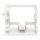 Wago 221-519/002-000 Befestigungsadapter für 10-Leiter-Klemmen Serie 221 - 4 mm² Weiß