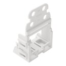Wago 221-529 Befestigungsadapter mit Zugentlastung für 10-Leiter-Klemmen Serie 221 - 4 mm² Weiß