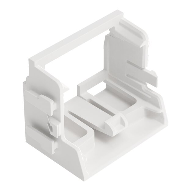 Wago 221-529/002-000 Befestigungsadapter für 10-Leiter-Klemmen Serie 221 - 4 mm² Weiß