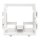 Wago 221-529/002-000 Befestigungsadapter für 10-Leiter-Klemmen Serie 221 - 4 mm² Weiß