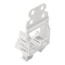 Wago 221-539 Befestigungsadapter mit Zugentlastung für 10-Leiter-Klemmen Serie 221 - 4 mm² Weiß