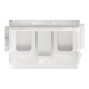 Wago 221-539 Befestigungsadapter mit Zugentlastung für 10-Leiter-Klemmen Serie 221 - 4 mm² Weiß