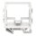 Wago 221-539/002-000 Befestigungsadapter für 10-Leiter-Klemmen Serie 221 - 4 mm² Weiß