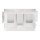 Wago 221-539/002-000 Befestigungsadapter für 10-Leiter-Klemmen Serie 221 - 4 mm² Weiß