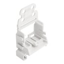 Wago 221-549 Befestigungsadapter mit Zugentlastung für 10-Leiter-Klemmen Serie 221 - 4 mm² Weiß