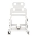 Wago 221-549 Befestigungsadapter mit Zugentlastung für 10-Leiter-Klemmen Serie 221 - 4 mm² Weiß