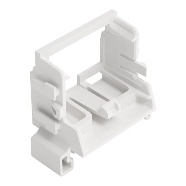 Wago 221-549/002-000 Befestigungsadapter für 10-Leiter-Klemmen Serie 221 - 4 mm² Weiß