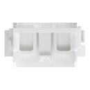 Wago 221-549/002-000 Befestigungsadapter für 10-Leiter-Klemmen Serie 221 - 4 mm² Weiß