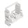 Wago 221-549/002-000 Befestigungsadapter für 10-Leiter-Klemmen Serie 221 - 4 mm² Weiß