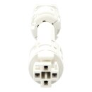 Wago 774-9993/006-902 konfektionierte Verbindungsleitung Eca Buchse Stecker Weiß