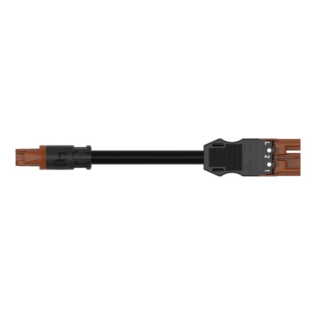 Wago 774-9373/1516-305 konfektionierte Übergangsleitung Dca Buchse/Stecker MIDI Braun