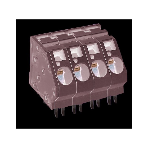 Wago 745-501/006-000 Leiterplattenklemme 16 mm² Rastermaß 10 mm Grau