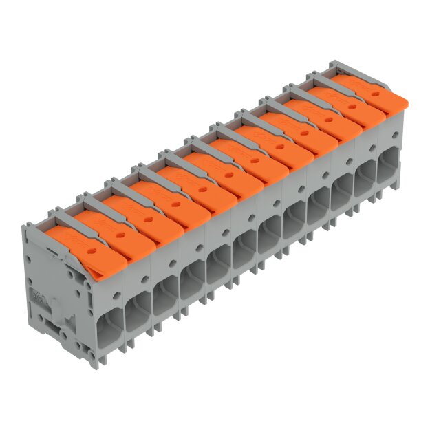 Wago 2616-1112/020-000 Leiterplattenklemme Hebel 16 mm² Grau