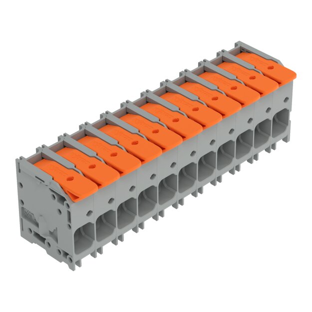 Wago 2616-1111/020-000 Leiterplattenklemme Hebel 16 mm² Grau