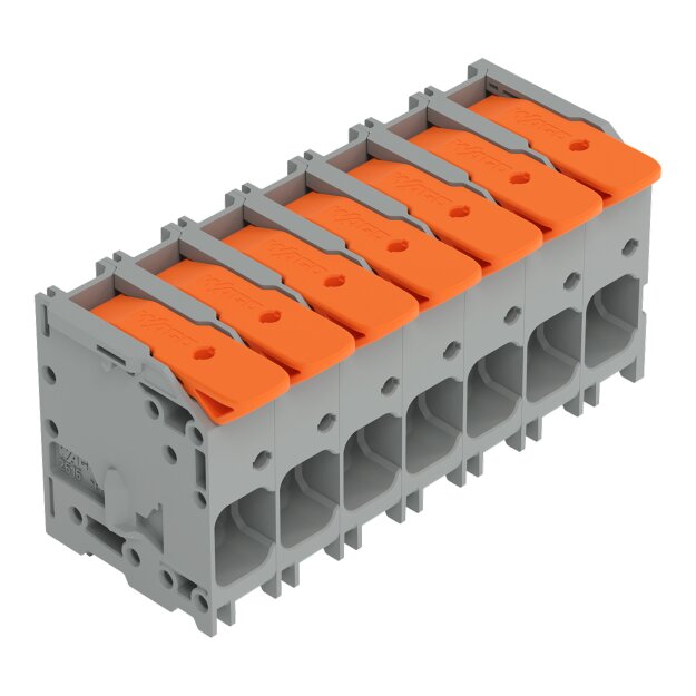 Wago 2616-1107/020-000 Leiterplattenklemme Hebel 16 mm² Grau