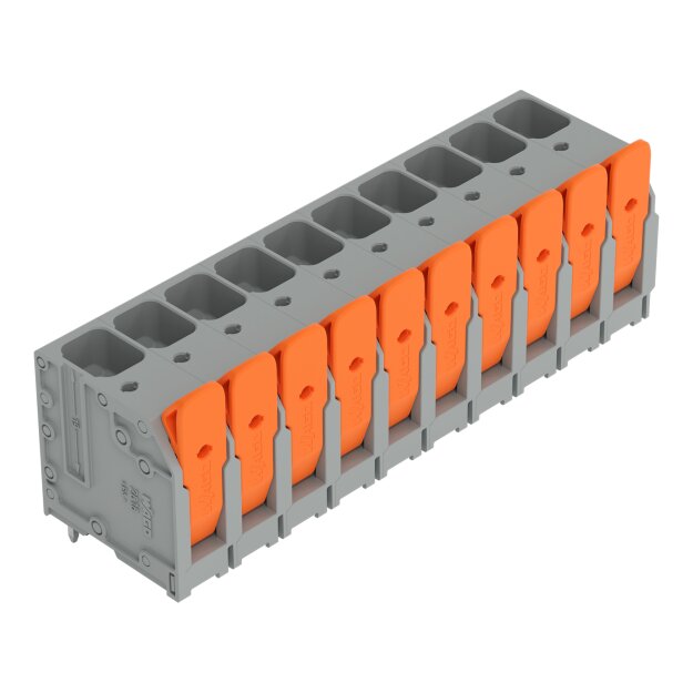 Wago 2616-3110/020-000 Leiterplattenklemme Hebel 16 mm² Grau