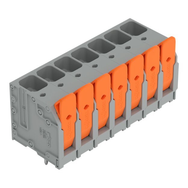 Wago 2616-3107/020-000 Leiterplattenklemme Hebel 16 mm² Grau